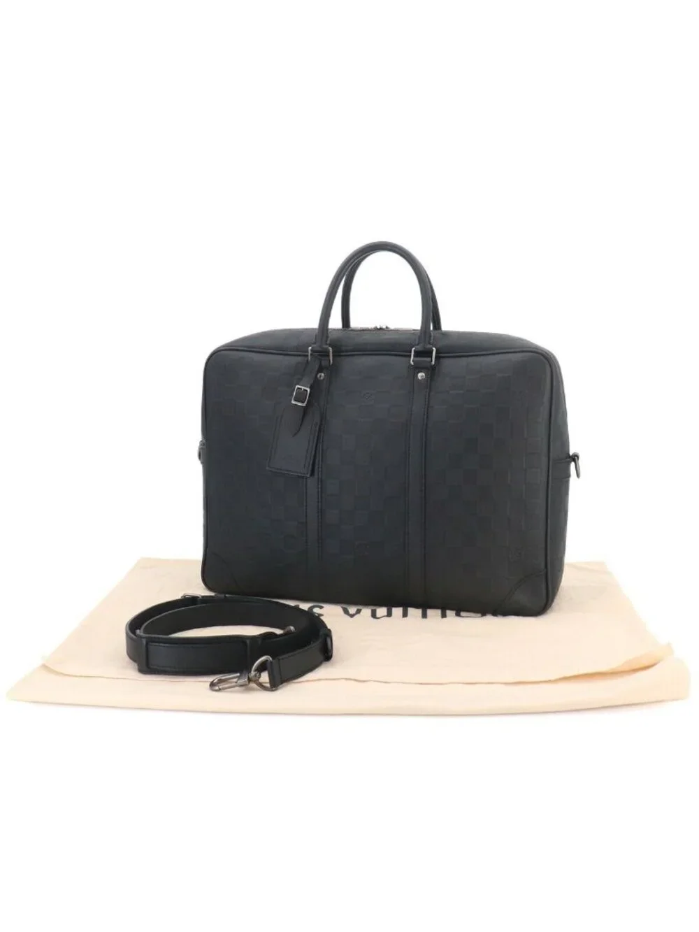 Louis Vuitton Damier Infini Porte Documents Voyage GM Pdv Briefcase 2-Way
